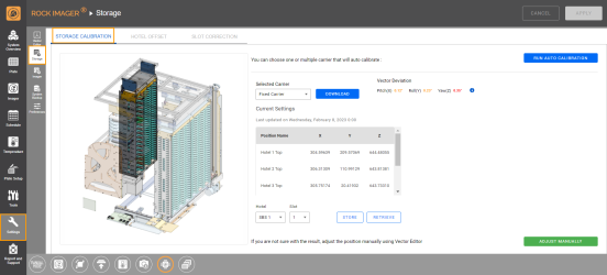 Storage Calibration